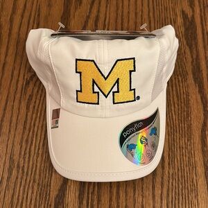 NWT Ponyflo Michigan Baseball Athletic Cap